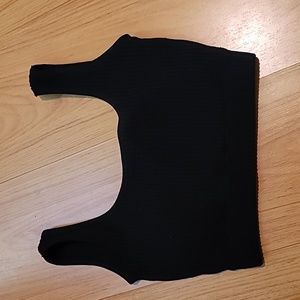 Mono b Padded Crop Top Tank Top